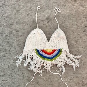 Handmade Adjustable Crochet Top | Size XS-M